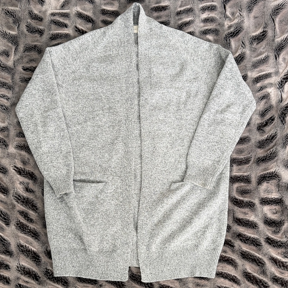 Dreamers Light Gray Cardigan Sweater Size M/L